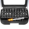 31Pcs Tamper Proof Torx Spanner Screwdriver Star Hex Holder Rod Security Bit Set