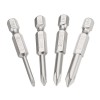BROPPE 10pcs PH1 1/4 Inch Hex Shank 50mm Magnetic Phillips Screwdriver Bits Set