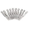 BROPPE 10pcs PH1 1/4 Inch Hex Shank 50mm Magnetic Phillips Screwdriver Bits Set