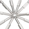 BROPPE 10pcs PH1 1/4 Inch Hex Shank 50mm Magnetic Phillips Screwdriver Bits Set