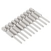 BROPPE 10pcs PH1 1/4 Inch Hex Shank 50mm Magnetic Phillips Screwdriver Bits Set