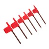 MACHIFIT 10pcs T6/7/8/10/15/20 Torx Spanner Key Small Red Flag Screwdriver Tool
