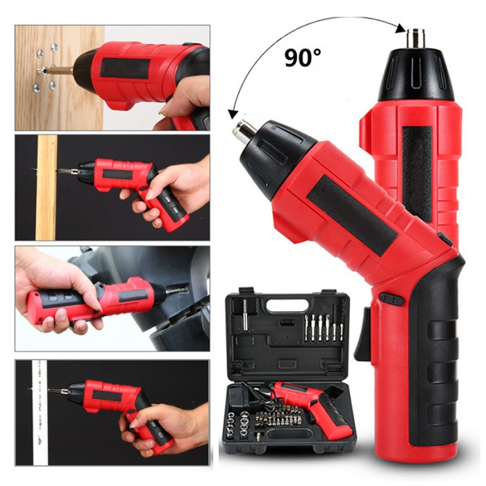 4.8V 600mAh Li-Ion Electric Screwdriver 4.5N.m Hand Drill