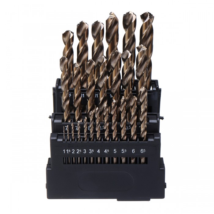 M42 HSS Twist Drill Bit Set 3 Edge Head 8% High Cobalt Drill Bit for Stainless Steel Wood Metal Drilling