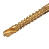 6pcs 3-8mm Titanium Coated HSS Drill Bit Electric Drill Plastic Metal Hole Grooving Drill Saw Woodworking Tools