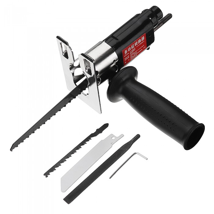 Multifunction Reciprocating Saw Attachment Change Electric Drill Into Reciprocating Saw Jig Saw Metal File