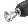 Hex Shank Silver Hard Alloy Deburring External Chamfer Tool Drill Bit Remove Burr Repairs Tools