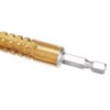 9pcs 3-13mm 1/4&#8243; Hex Shank HSS Titanium Woodworking Drill Hole Grooving Saw Teeth Drill Bit Set