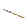 9pcs 3-13mm 1/4&#8243; Hex Shank HSS Titanium Woodworking Drill Hole Grooving Saw Teeth Drill Bit Set