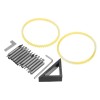 12pcs HSS Milling Cutter Drill Bit Set Vertical Spare Parts