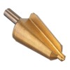 3pcs 16-30.5/5-20/3-14mm HSS 6542 Umbrella Chamfering Cutter Step Drill Bit Set Chamfer Tool