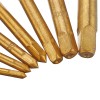 8pcs M3-M12 Machine Screw Plug Tap Steel Titanium Coated Straight Flute Hand Tap