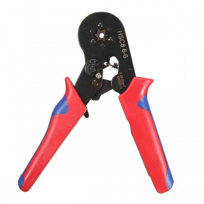 Six Mandrel Crimping Wire End Ferrules Connector Hand Crimping Tool