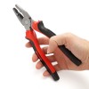 3Pcs 8inch inch Heavy Duty Long Nose Combination Cutter Plier All Purpose